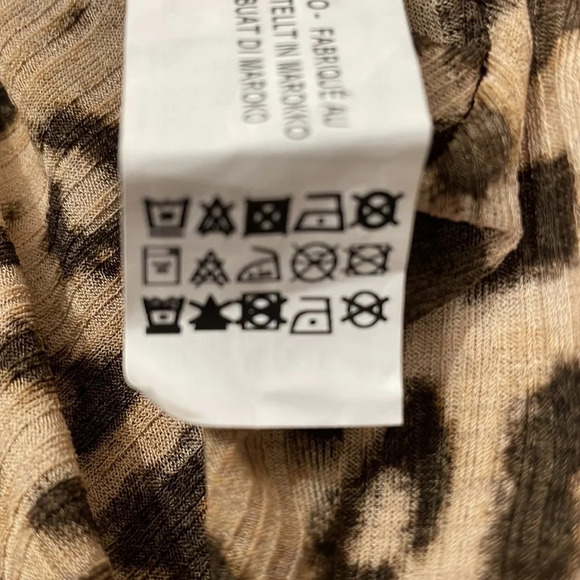 Zara Trafaluc Lace Trim Leopard Camisole Cami Tank Top S - Picture 13 of 14